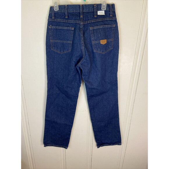 MENS RED KAP BLUE DENIM JEANS 31 x 30 PD54PW3 100 % COTTON (ZIPPER CLOSURE) - Picture 8 of 16